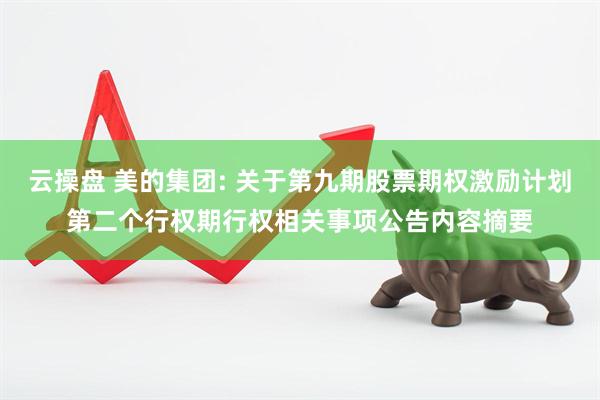 云操盘 美的集团: 关于第九期股票期权激励计划第二个行权期行权相关事项公告内容摘要